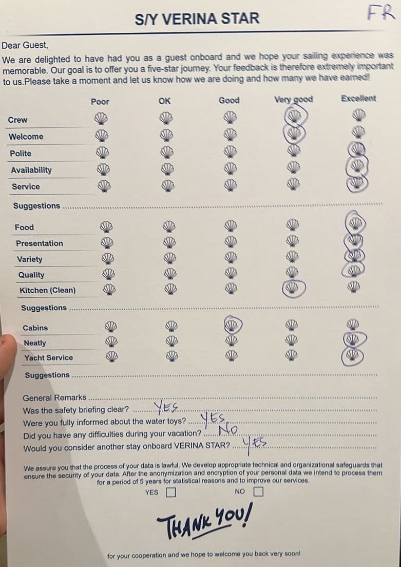 VERINA STAR guest review