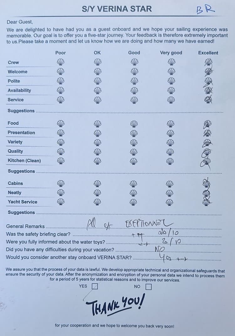 VERINA STAR guest review