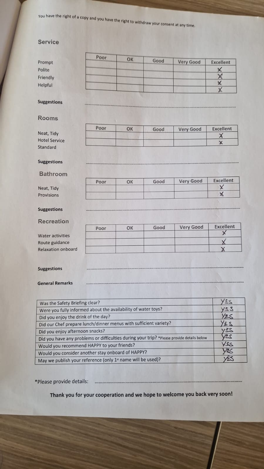 HAPPY guest review