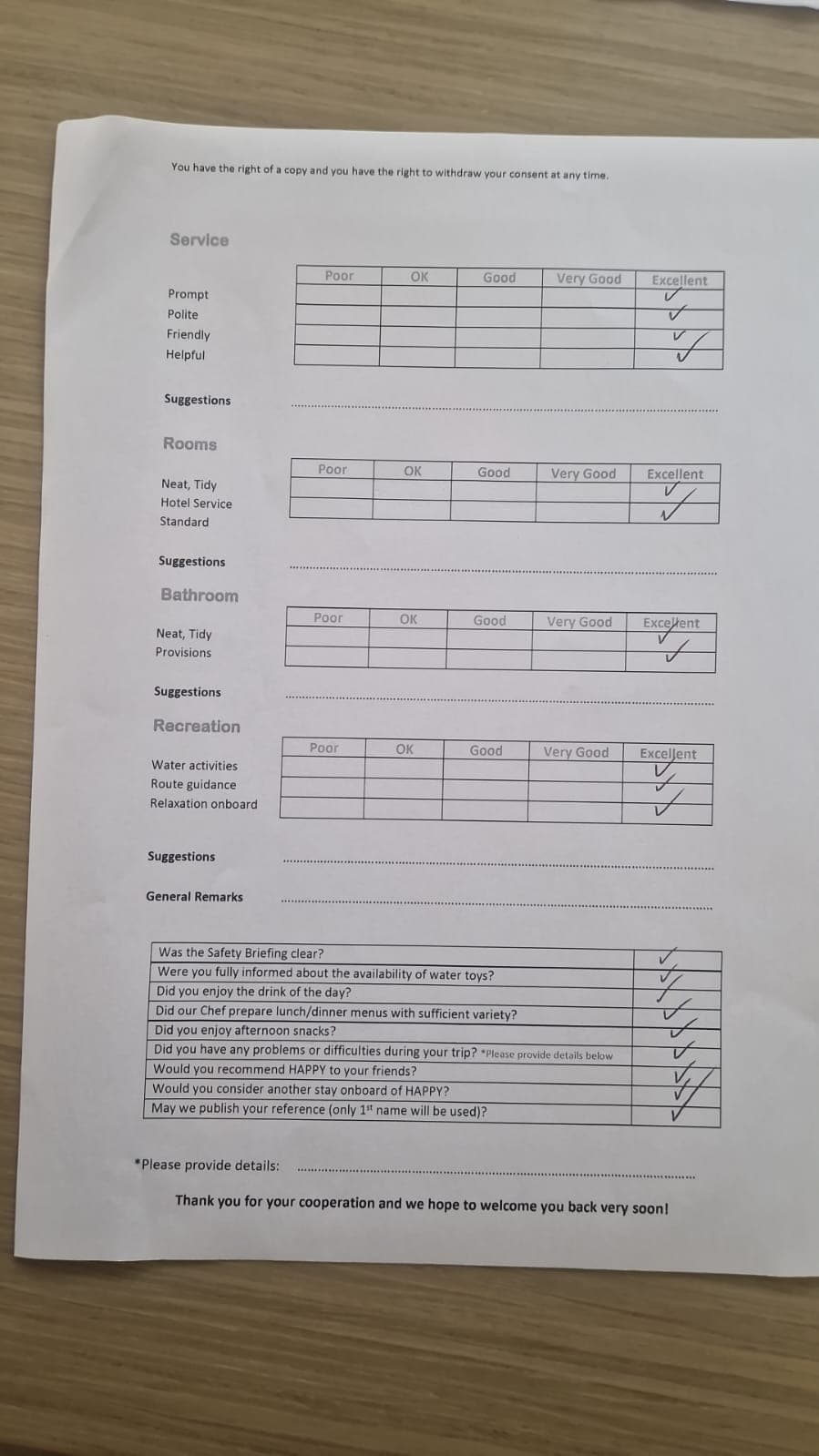 HAPPY guest review