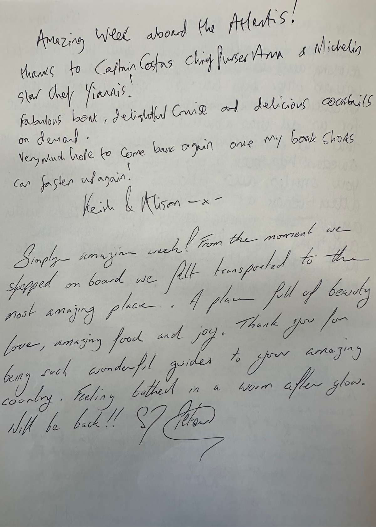 ATLANTIS guest review