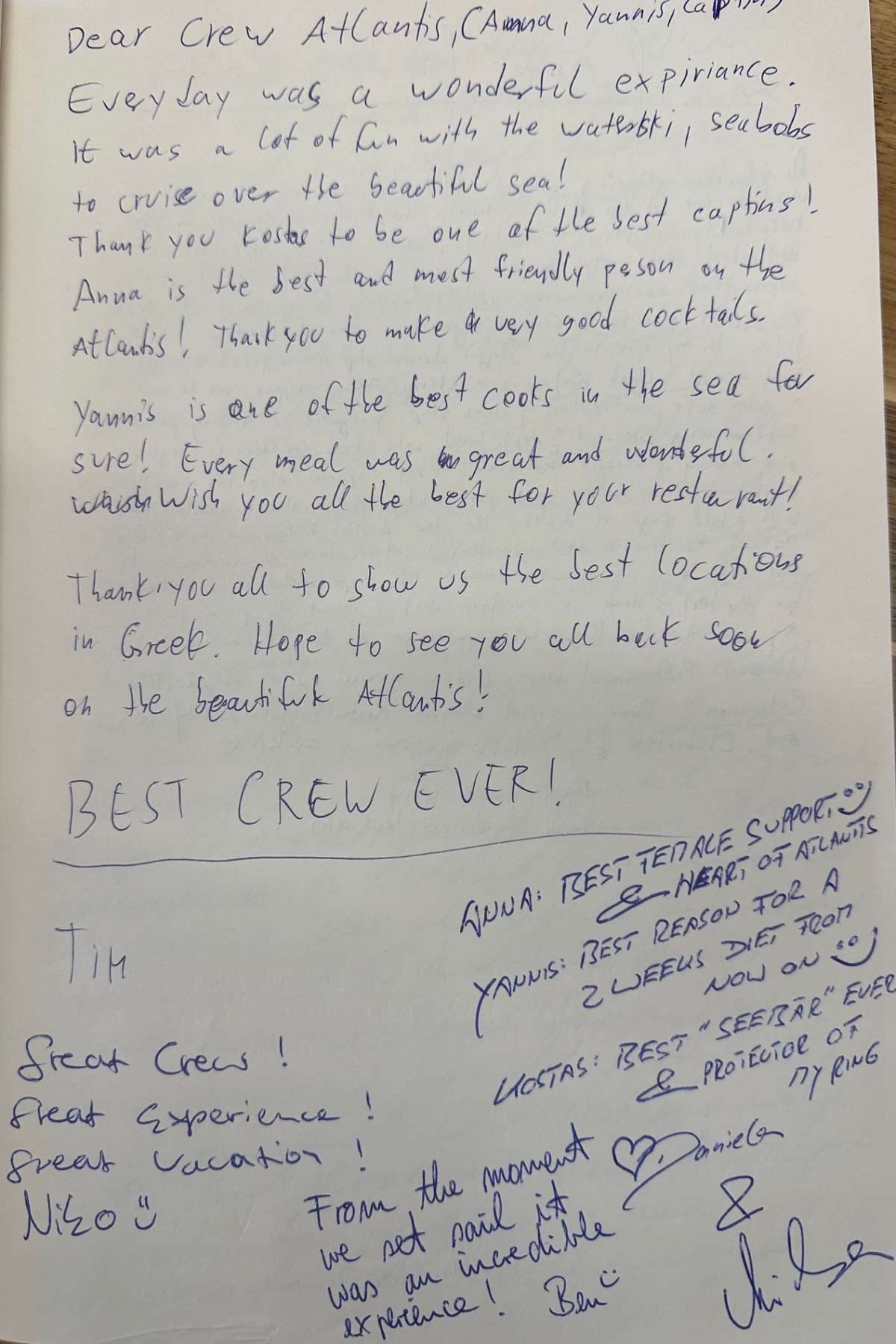 ATLANTIS guest review