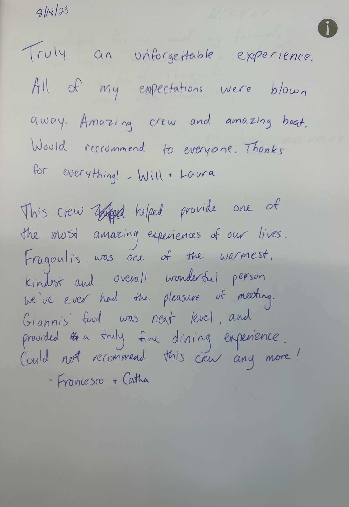 ATLANTIS guest review