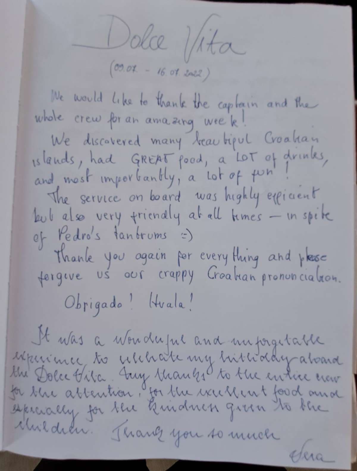 Dolce Vita guest review