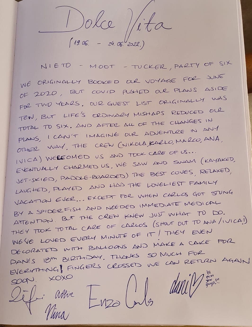 Dolce Vita guest review