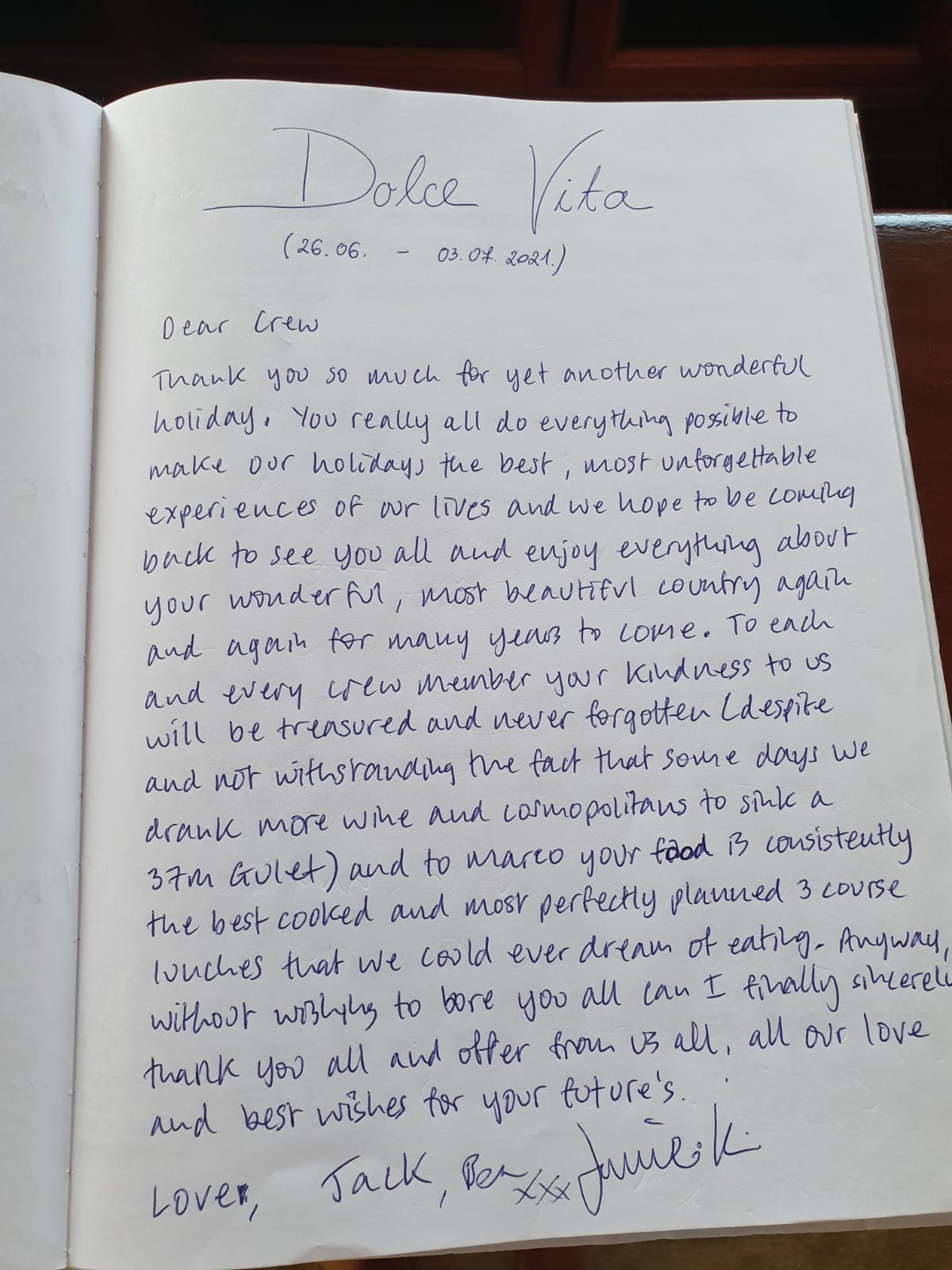 Dolce Vita guest review