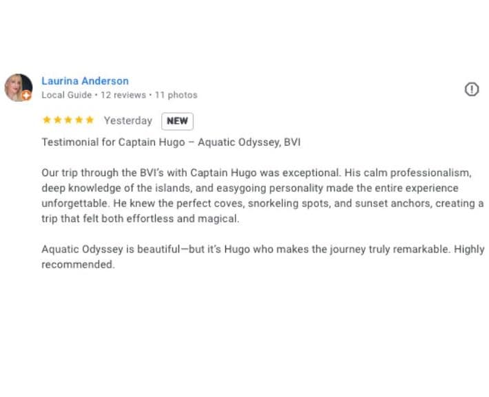 Aquatic Odyssey guest review