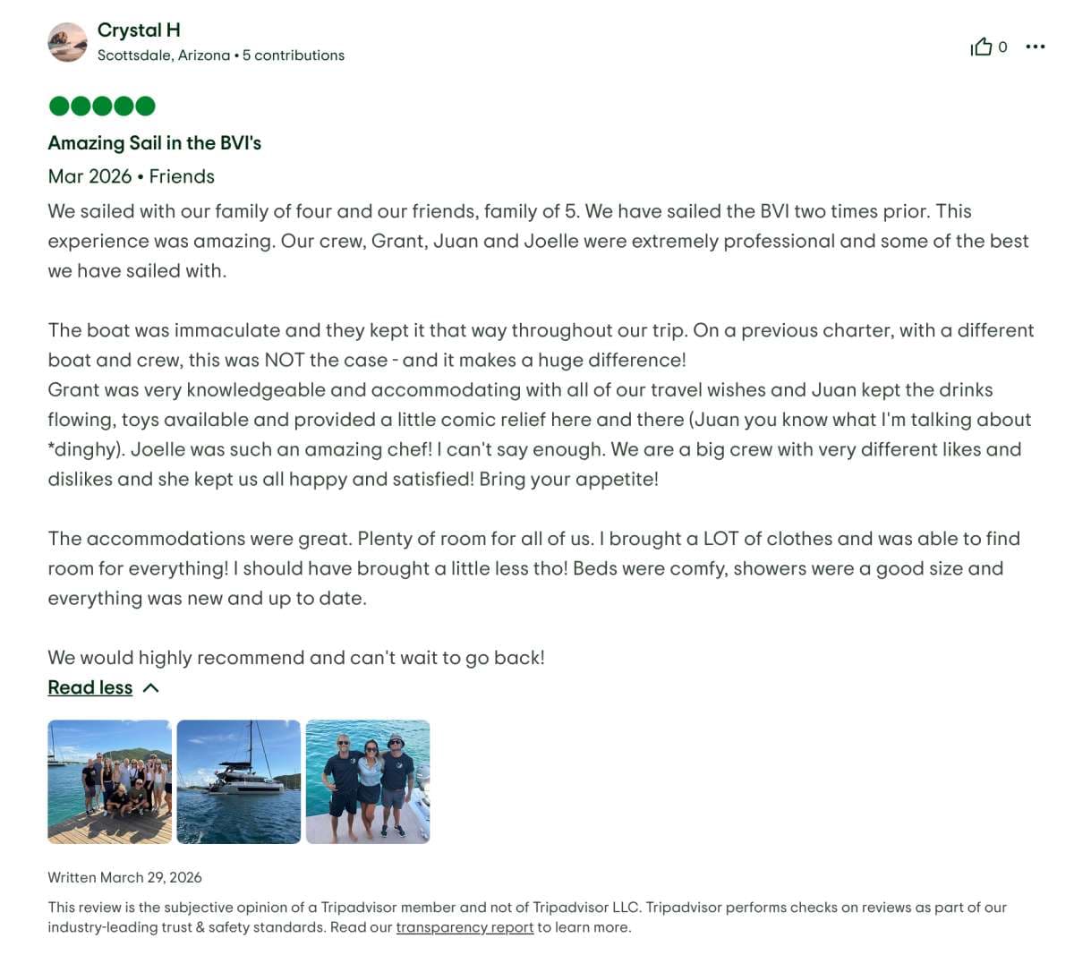 Moon Shadow guest review