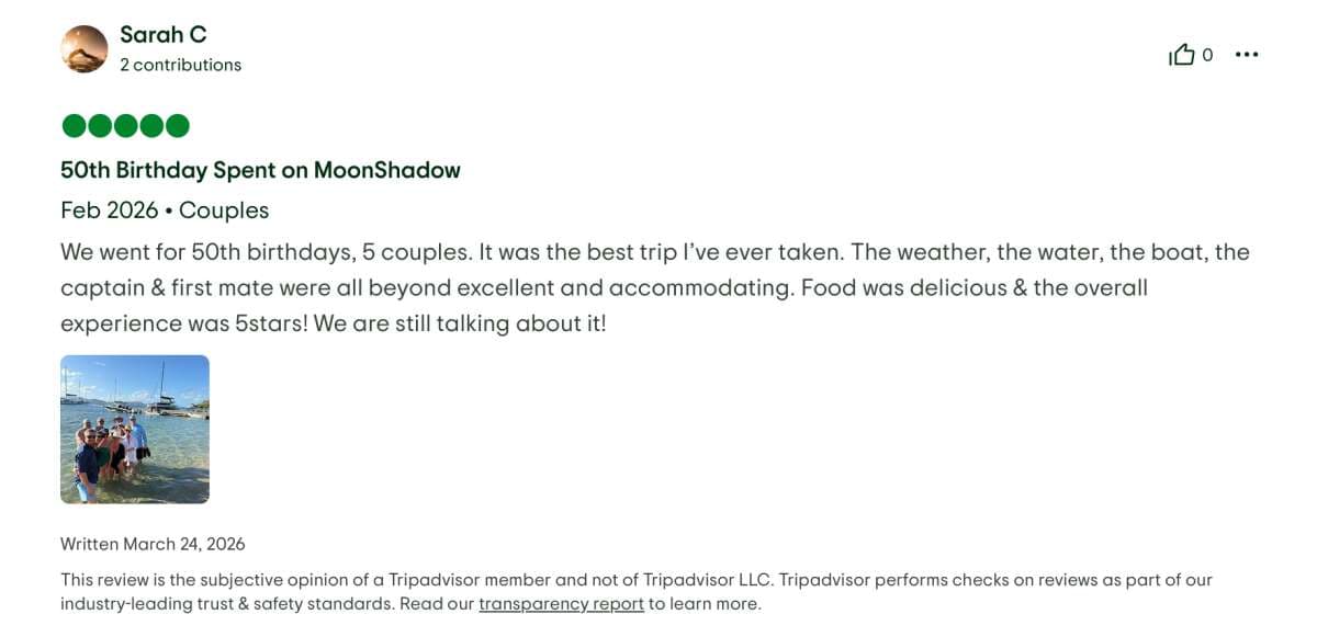 Moon Shadow guest review
