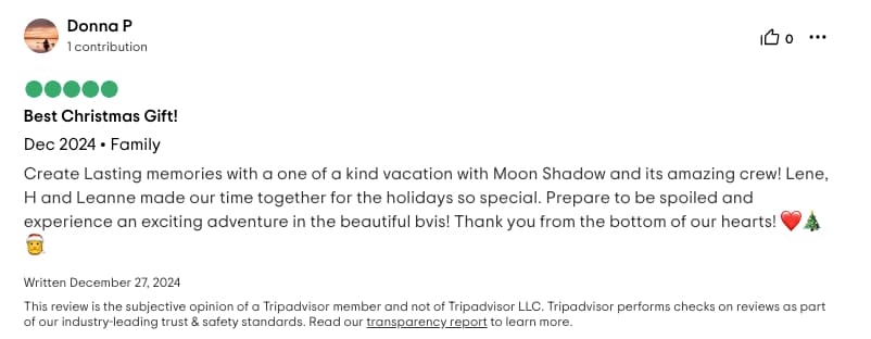Moon Shadow guest review