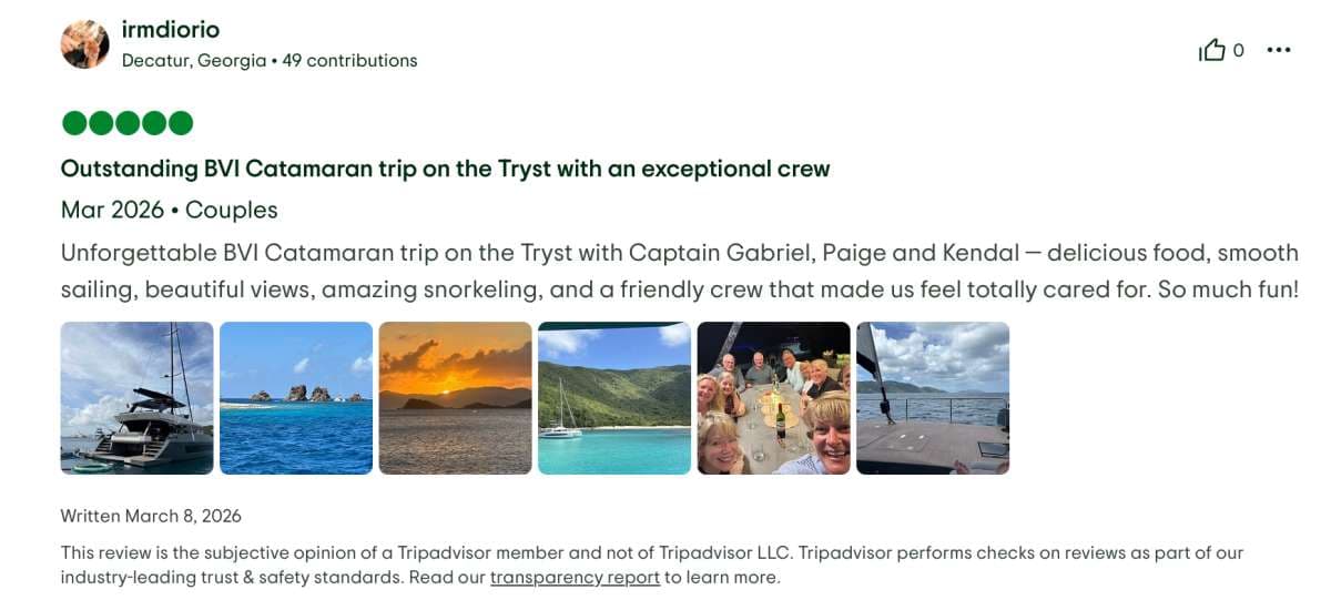Tryst guest review