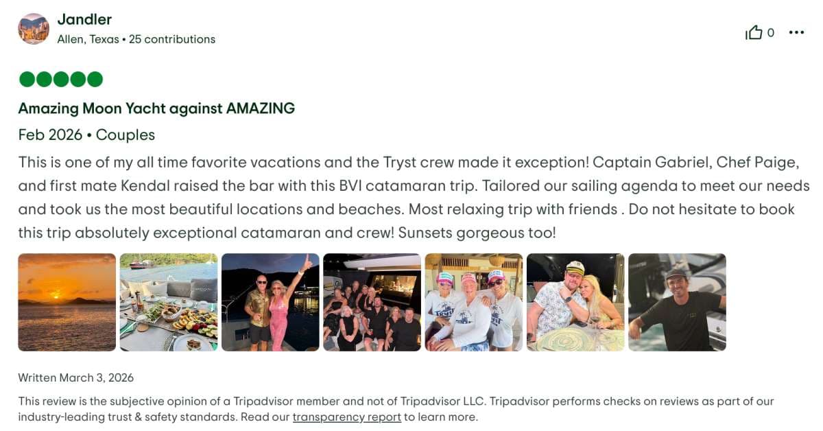 Tryst guest review