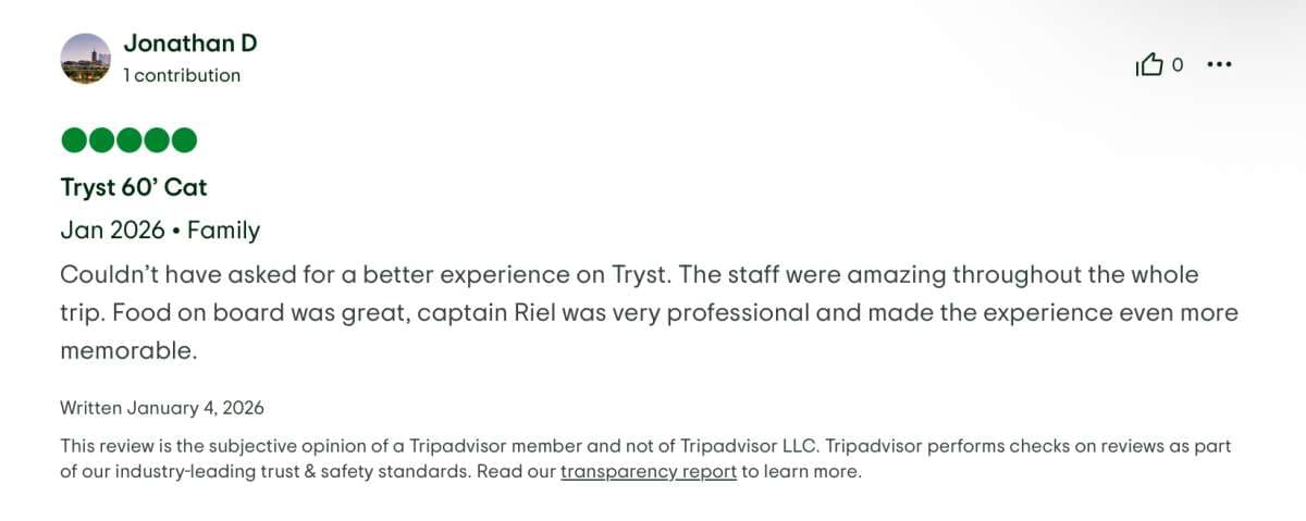 Tryst guest review