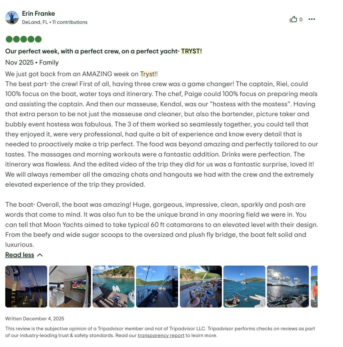 Tryst guest review