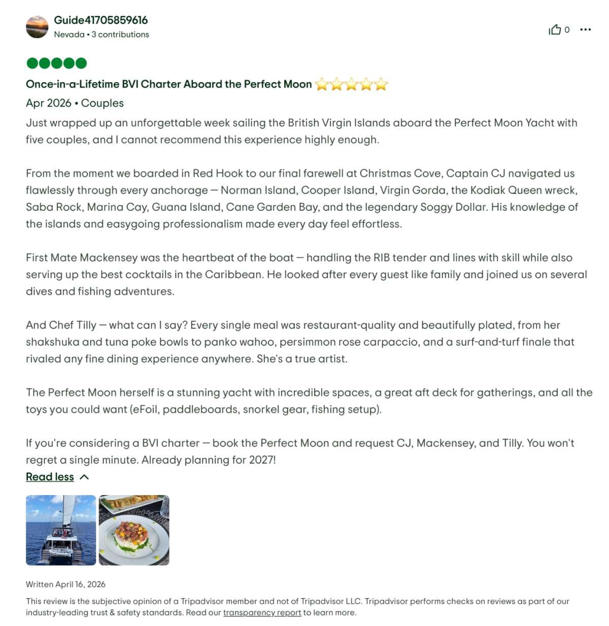 Perfect Moon guest review
