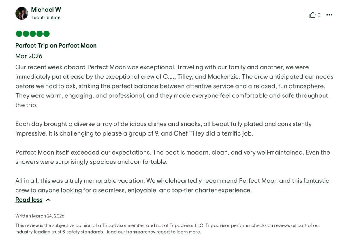 Perfect Moon guest review