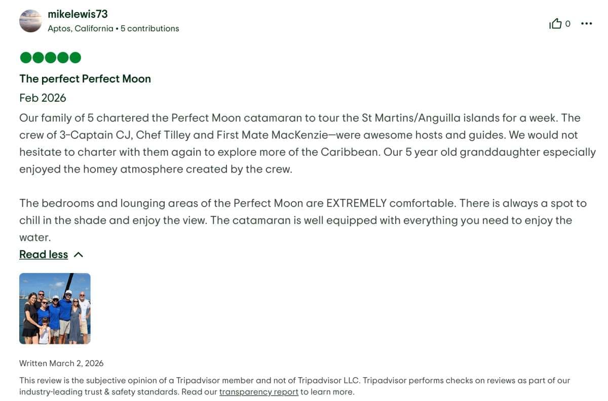 Perfect Moon guest review