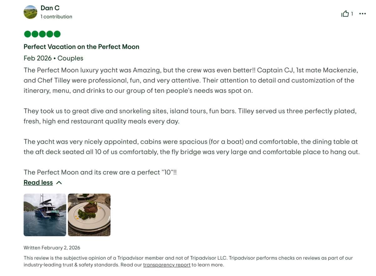 Perfect Moon guest review