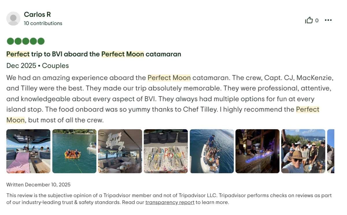 Perfect Moon guest review