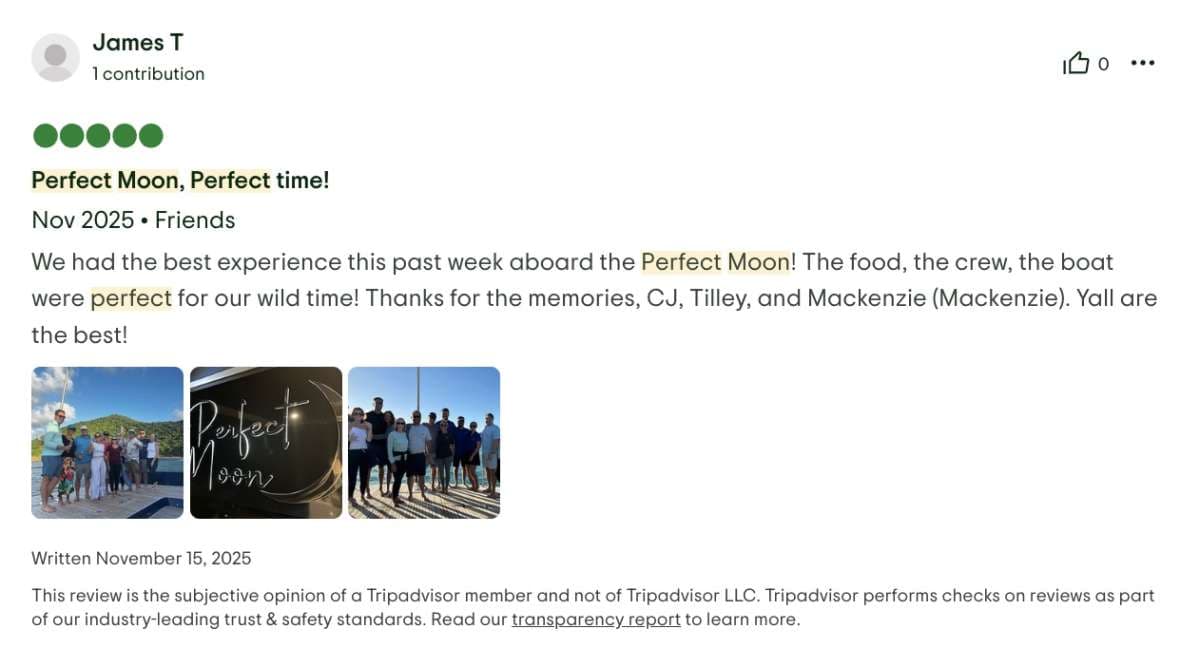 Perfect Moon guest review
