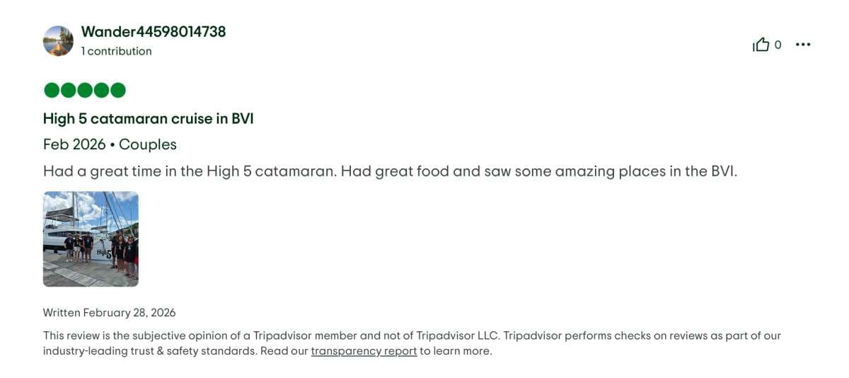 HIGH 5 guest review