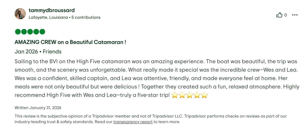 HIGH 5 guest review