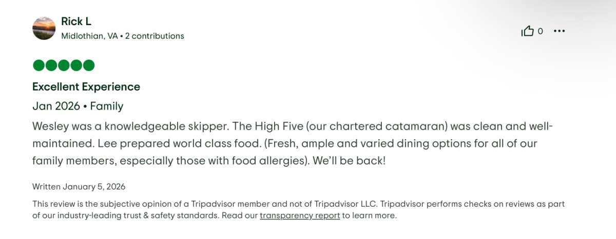 HIGH 5 guest review