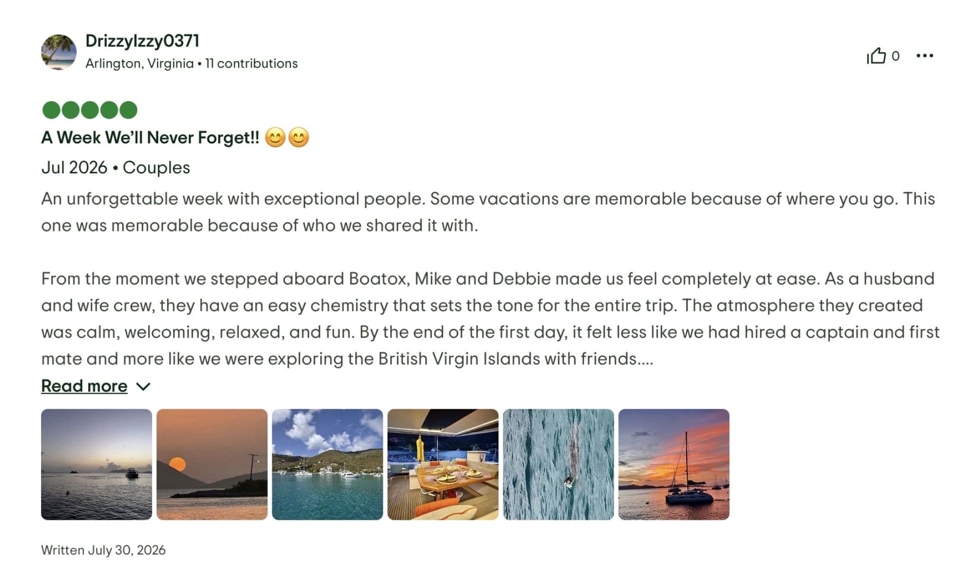 Boatox guest review