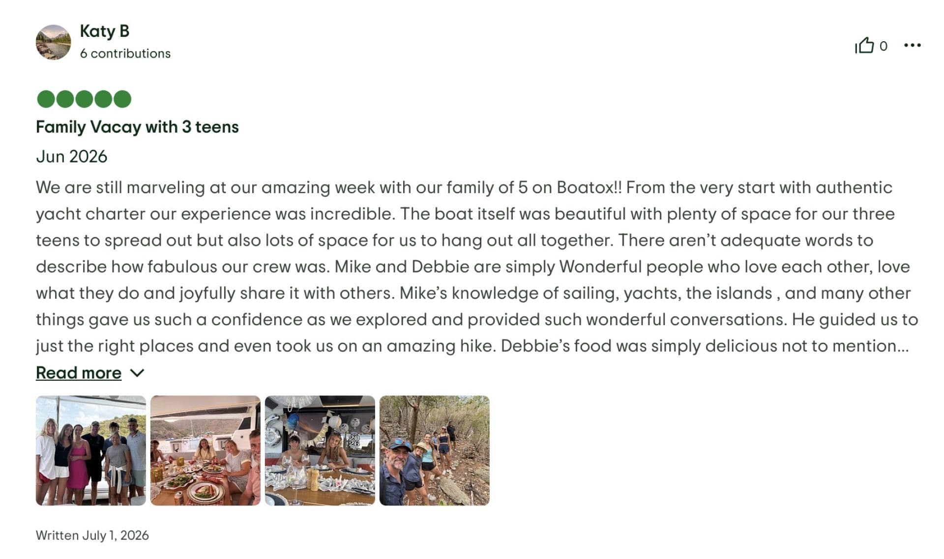 Boatox guest review