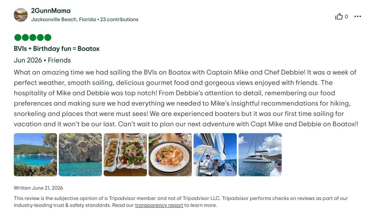 Boatox guest review