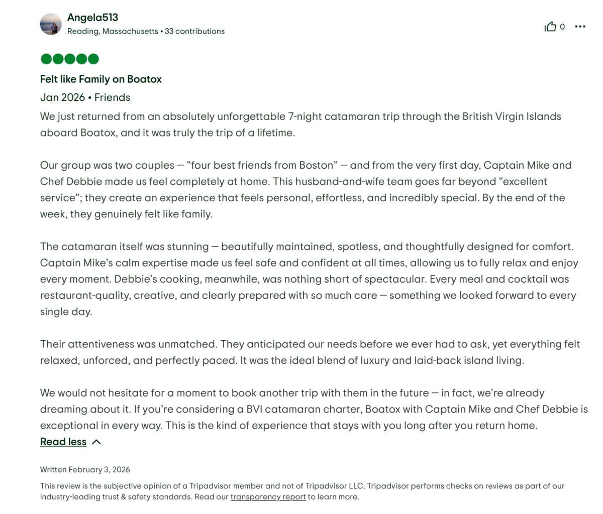 Boatox guest review