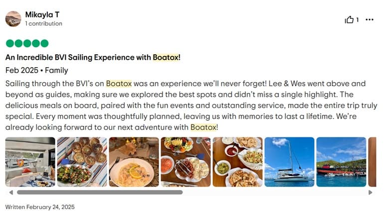 Boatox guest review