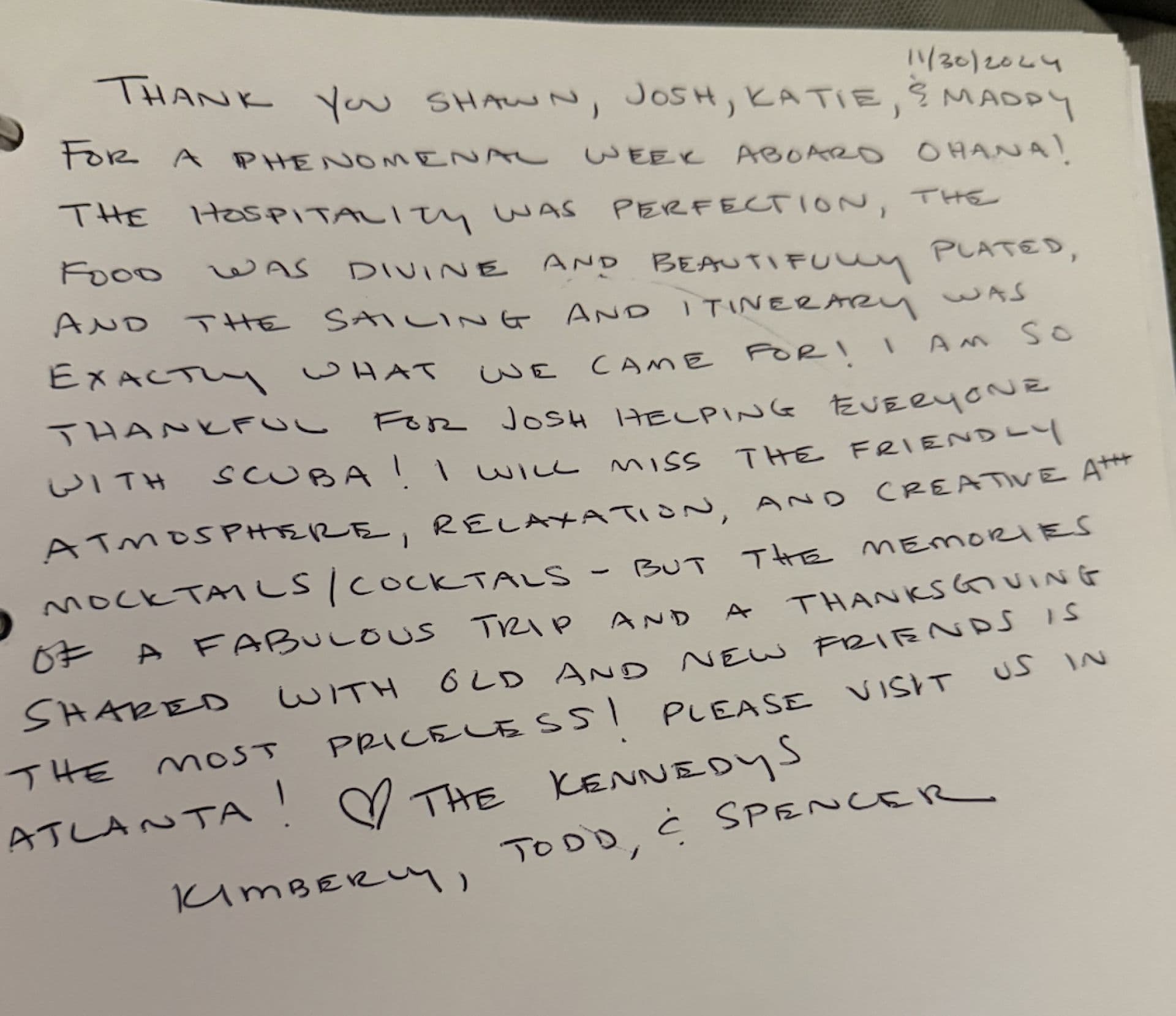 OHANA guest review