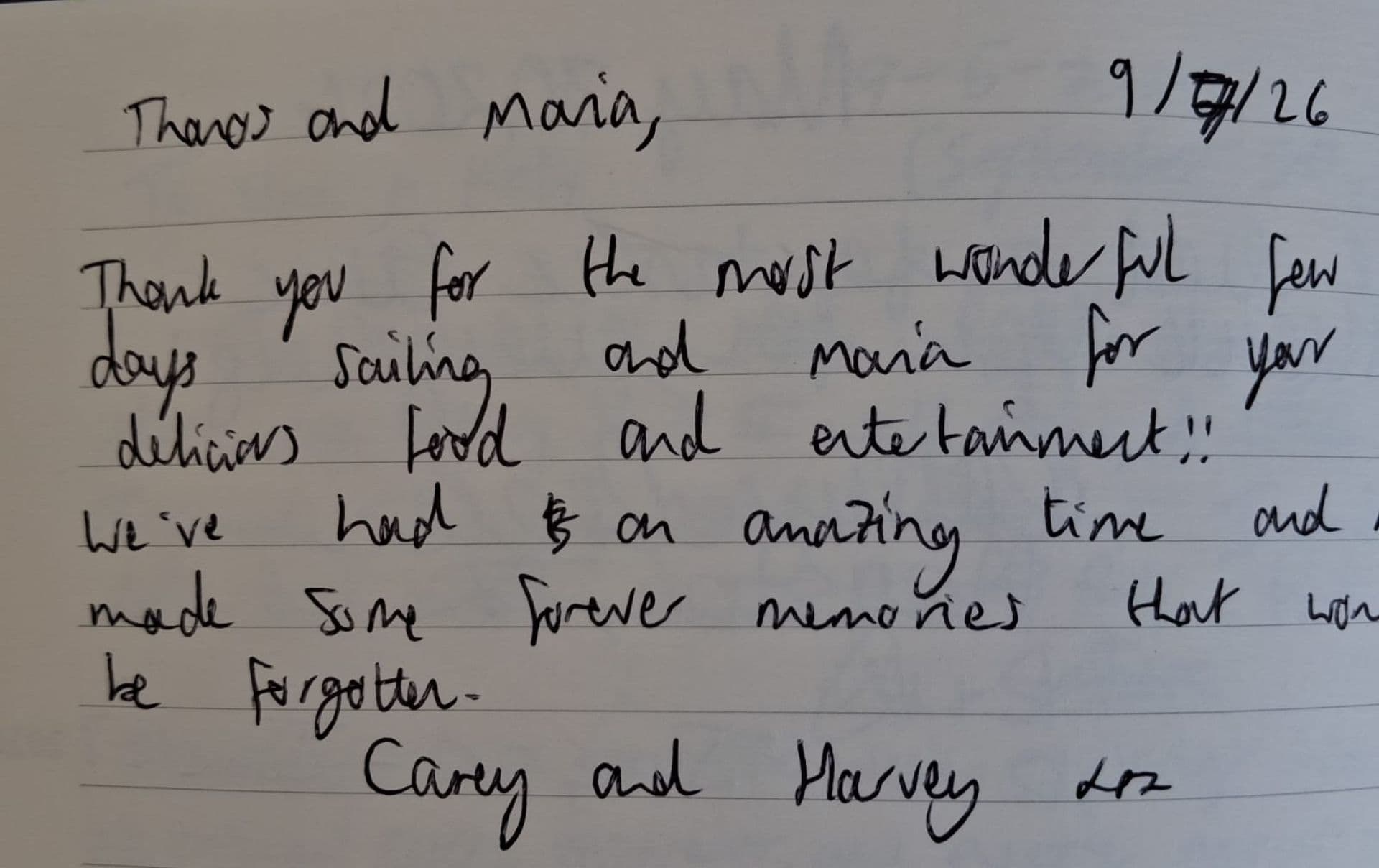 My Blue heaven guest review