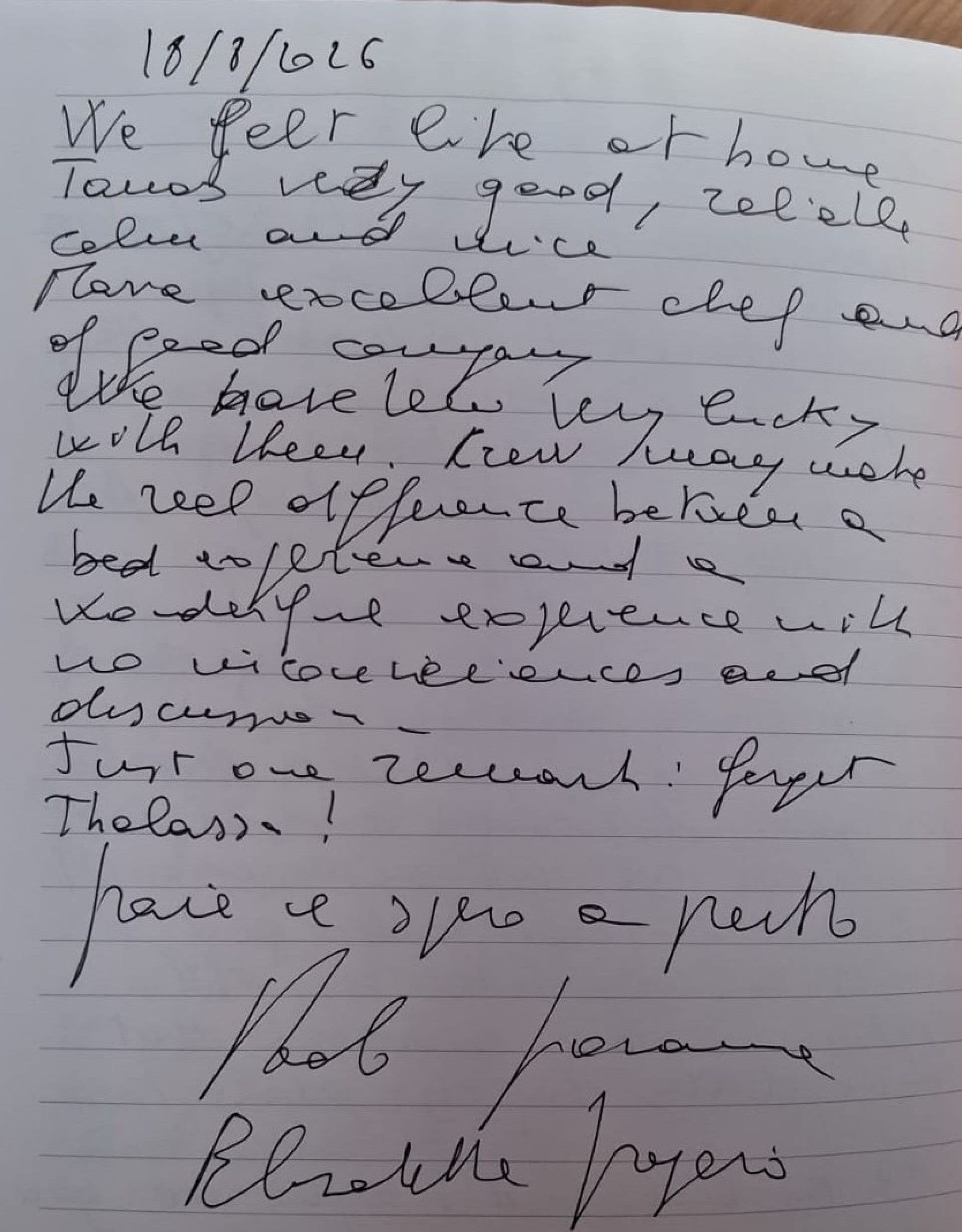 My Blue heaven guest review