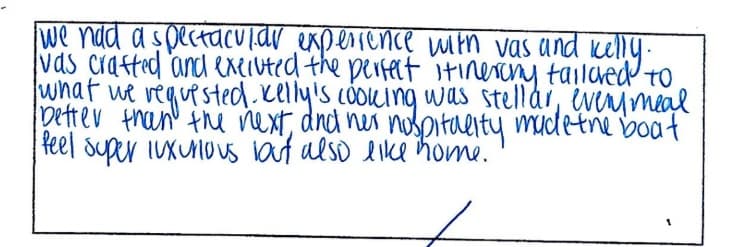 My Blue heaven guest review