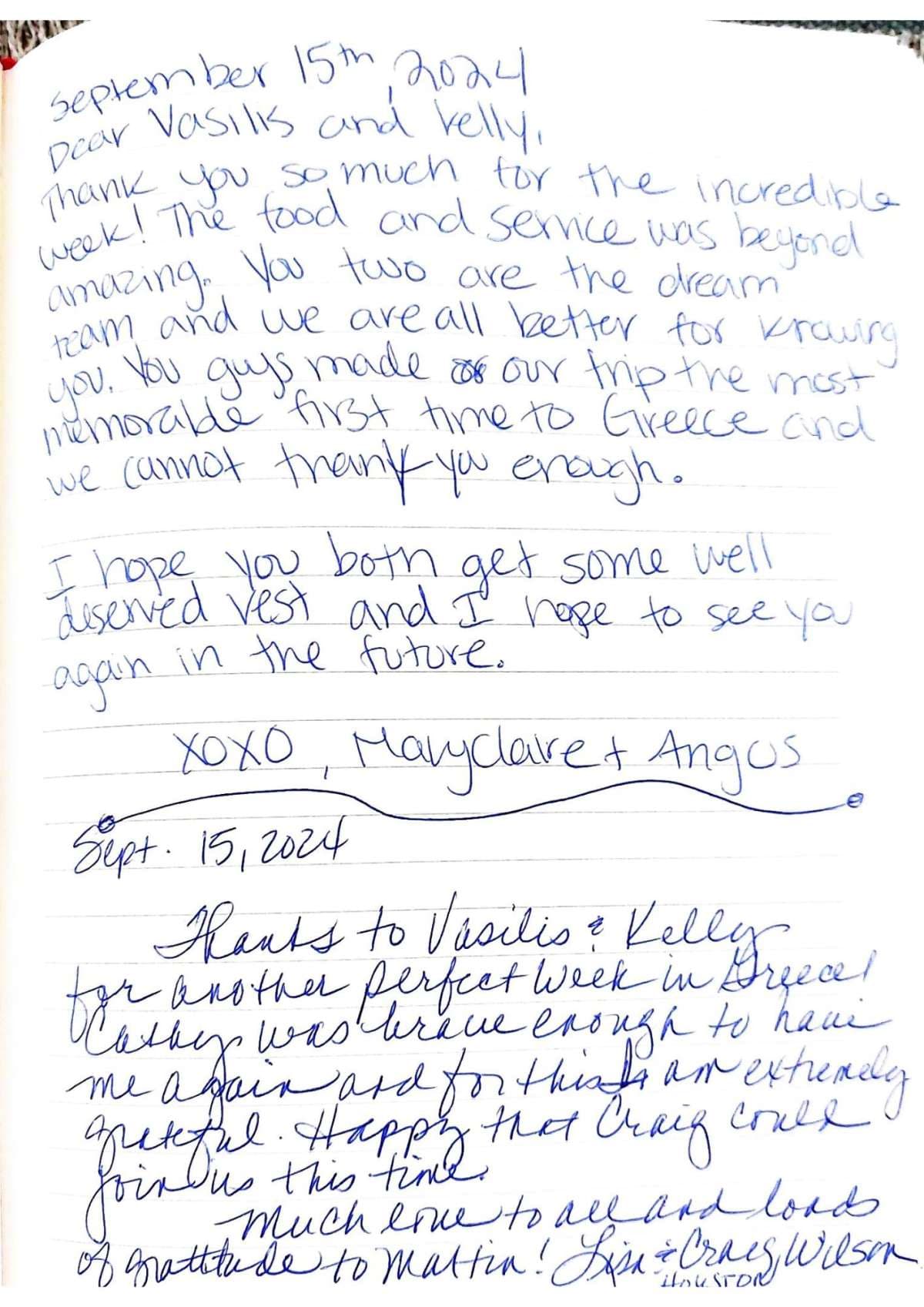 My Blue heaven guest review