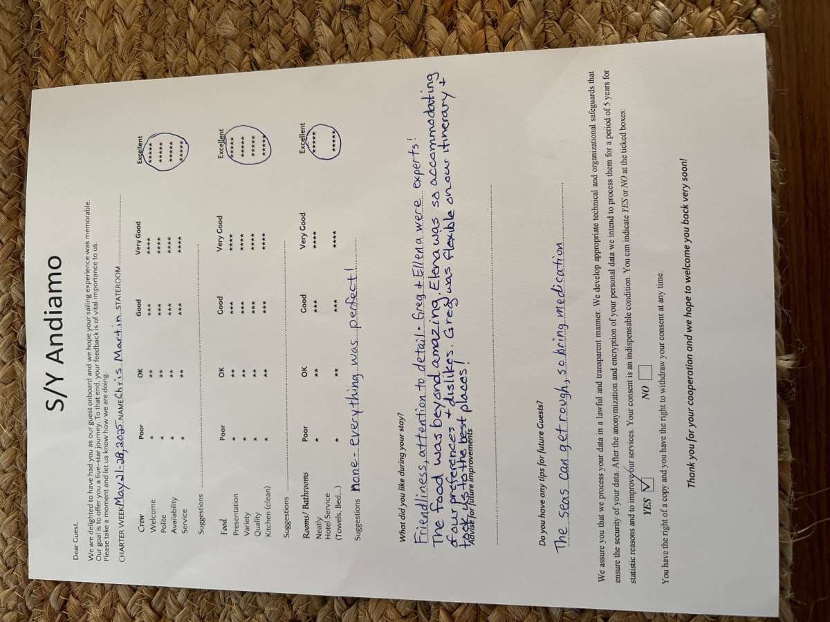 ANDIAMO guest review