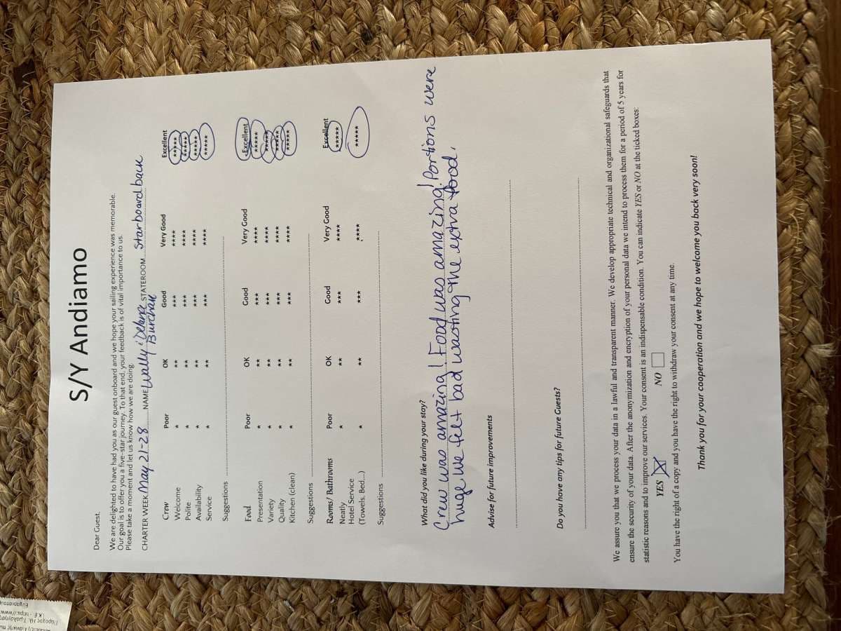 ANDIAMO guest review