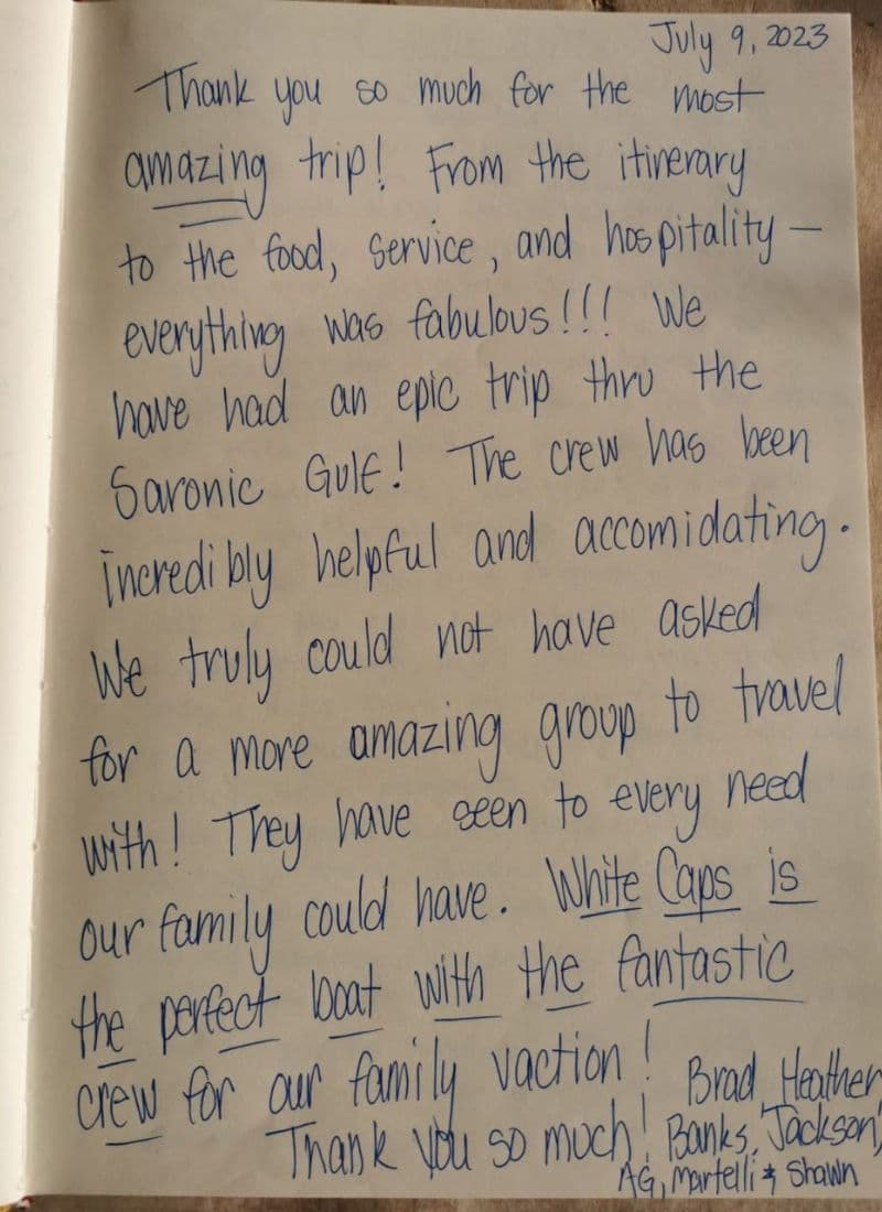 WHITE CAPS guest review