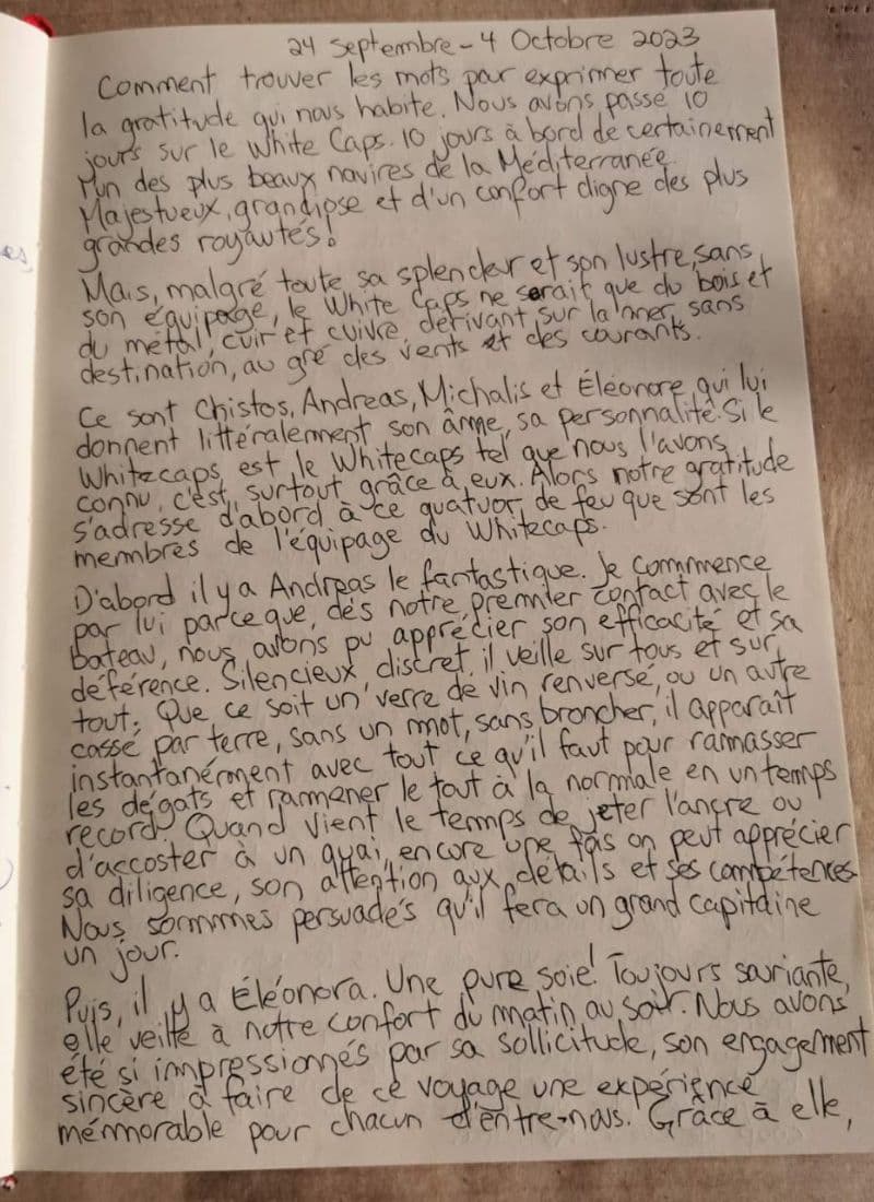 WHITE CAPS guest review