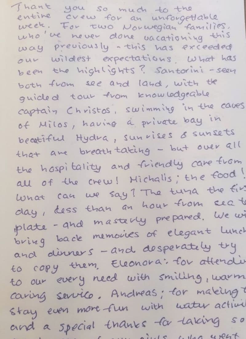 WHITE CAPS guest review