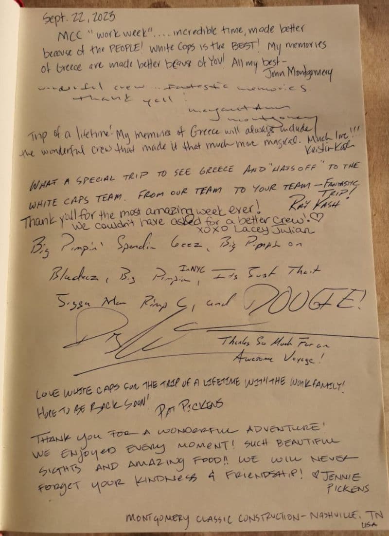 WHITE CAPS guest review