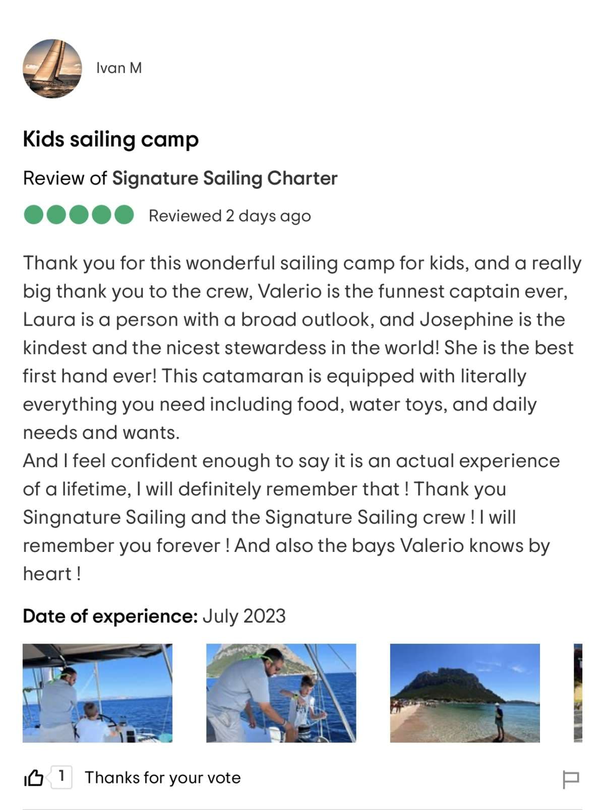 Signature Vision guest review