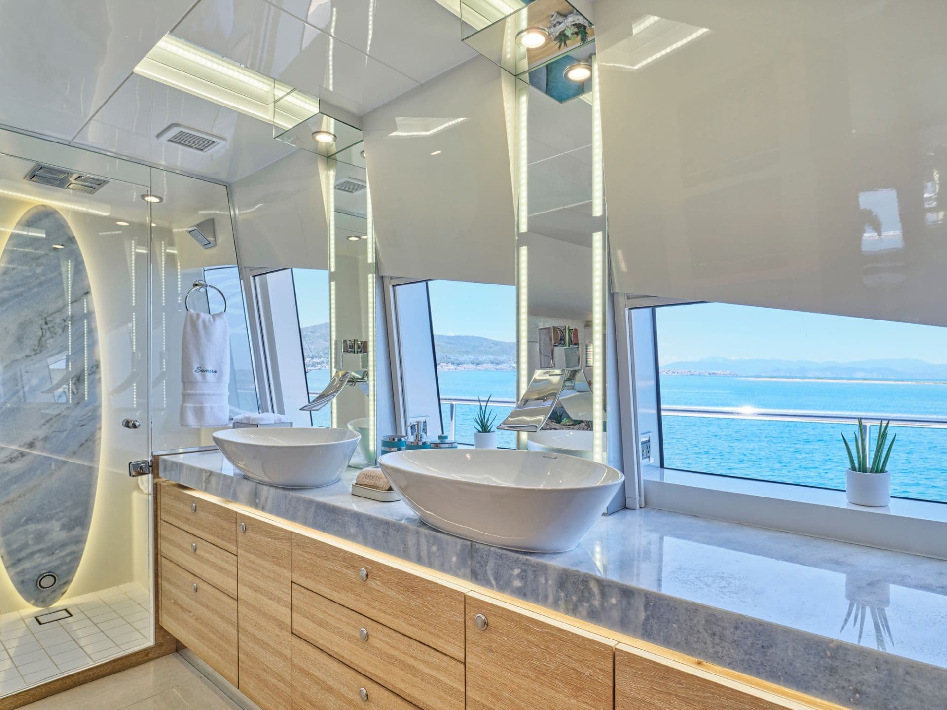 Master cabin bathroom view