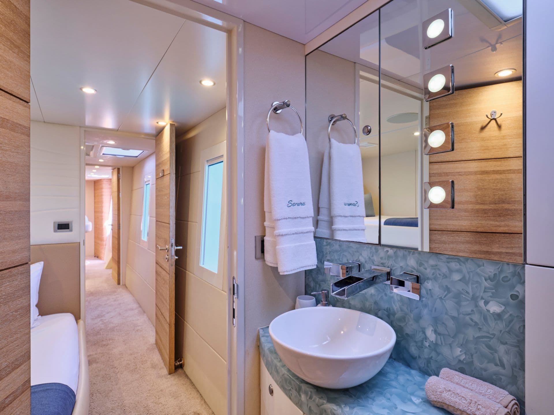 Guest cabin bathroom
