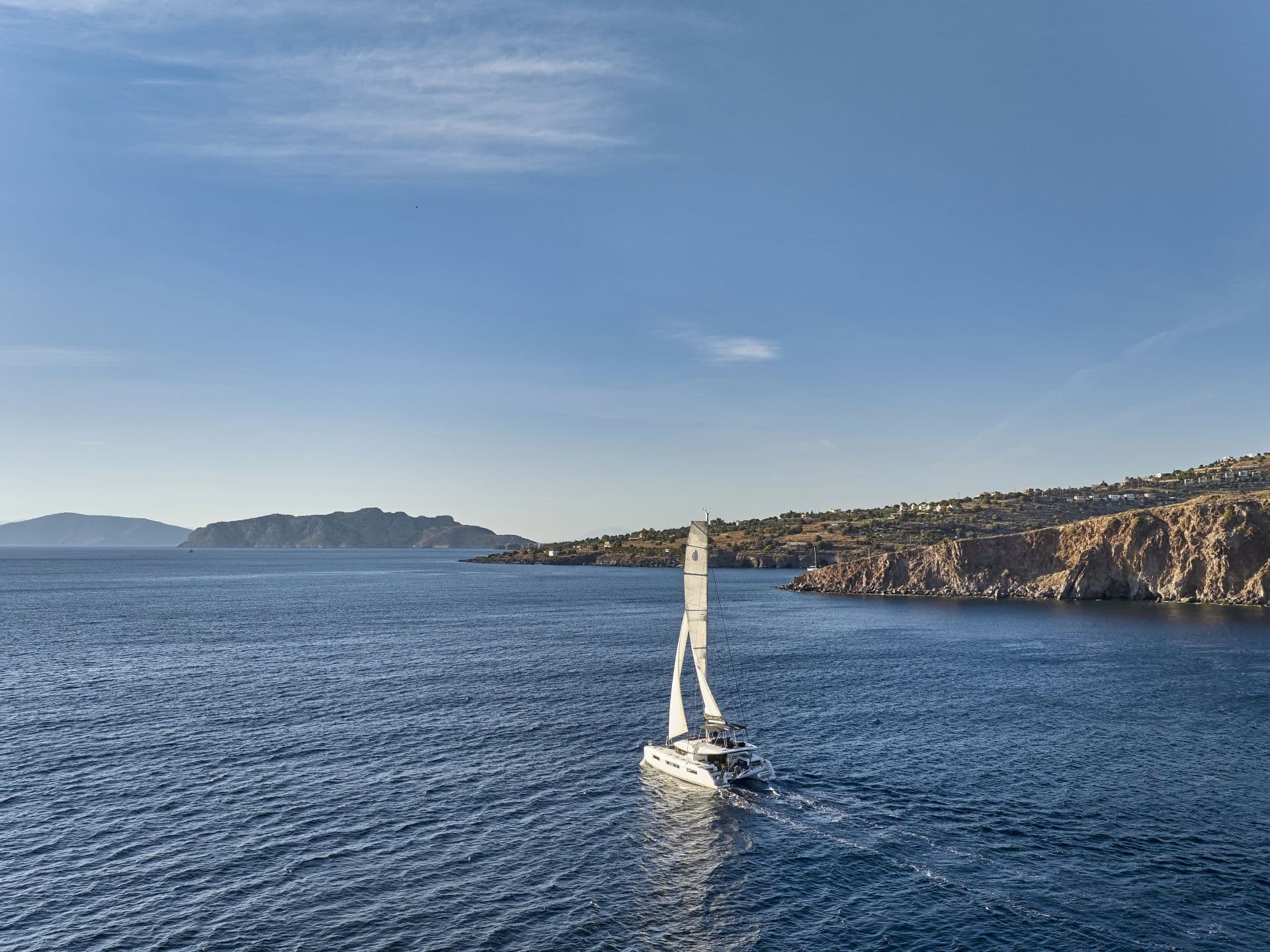 Under sail