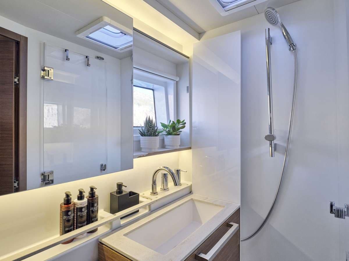 Guest cabin bathroom