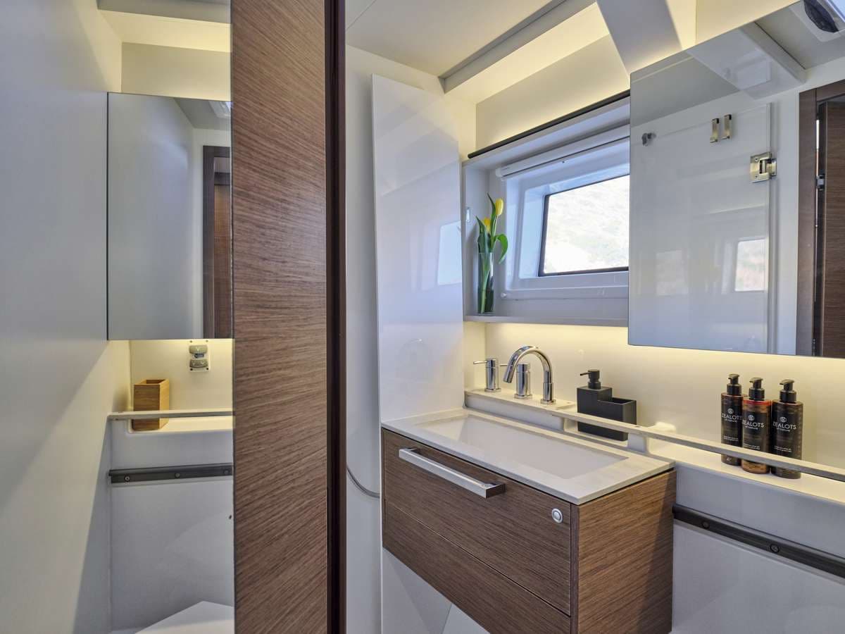 Guest cabin bathroom
