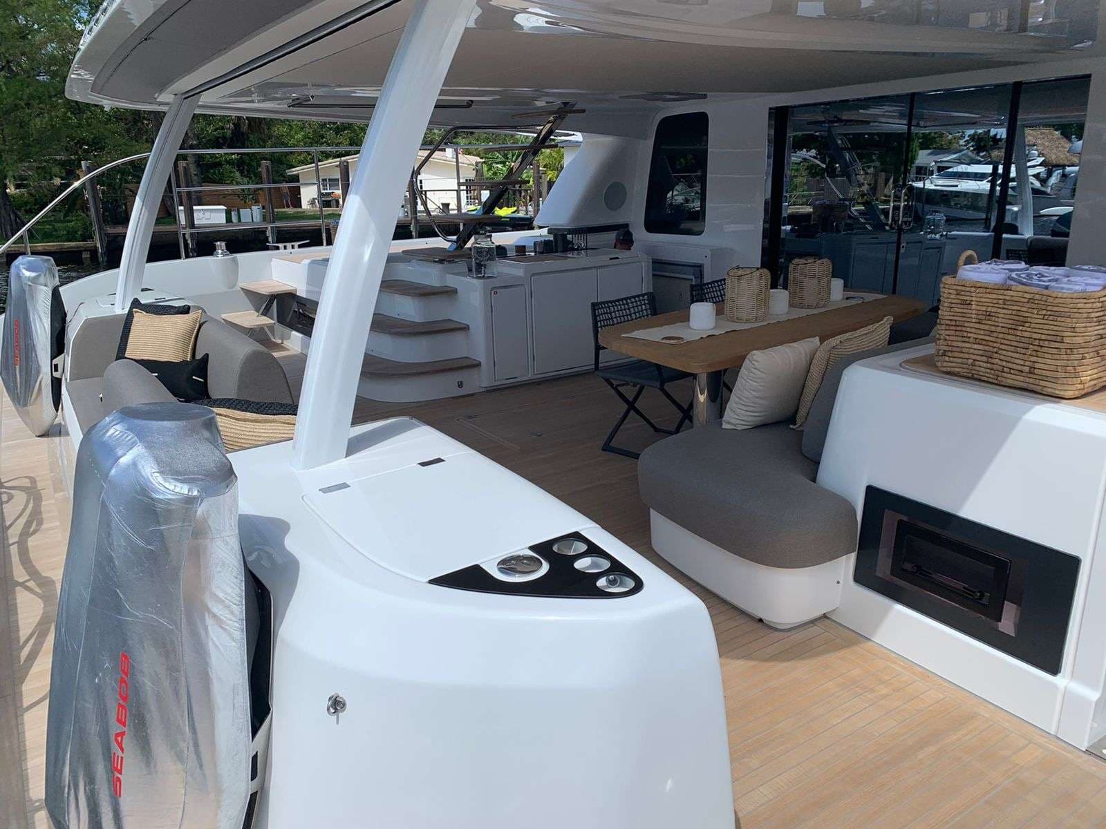 Aft deck